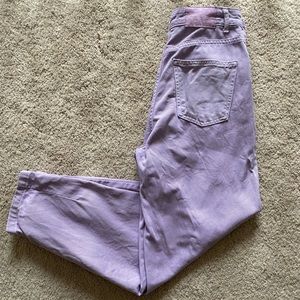 Zara High Rise Purple Mom Jeans Size 2